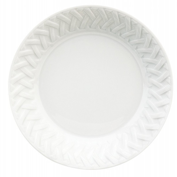 6 assiettes Louisiane Deshoulières en porcelaine - 5 diamètres