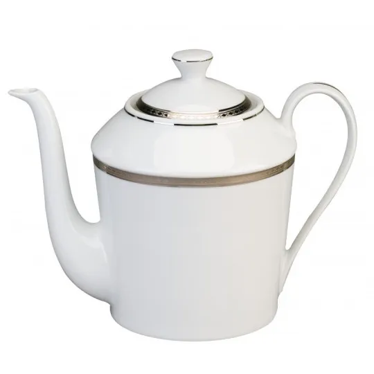 Théière Versailles platine DESHOULIERES 115cl porcelaine