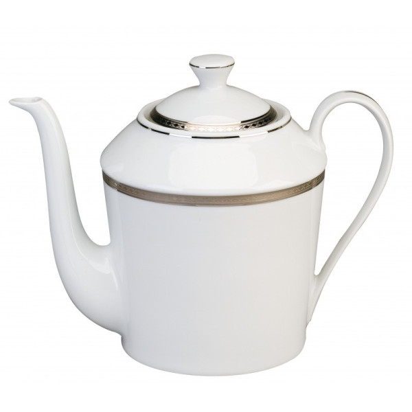 Théière Versailles platine Deshoulières 115cl porcelaine