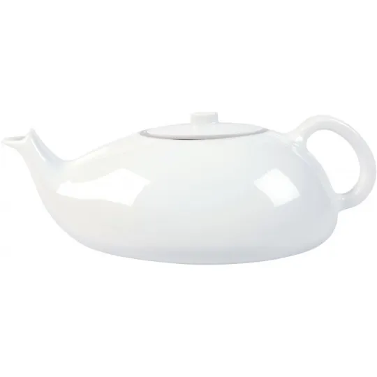 Théière Epure platine DESHOULIERES 75cl porcelaine