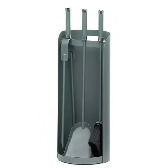 Serviteur de cheminée Reignoux gris h.60