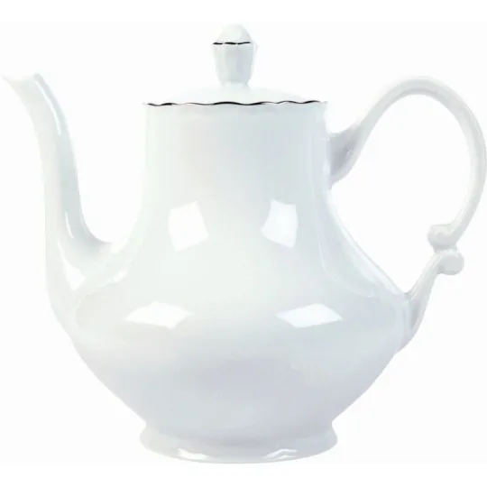 Théière sucrier Colbert Platine DESHOULIERES porcelaine