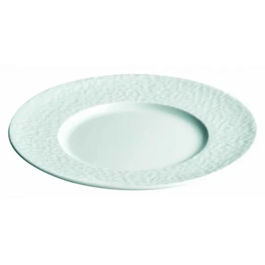 6 assiettes Apilco en porcelaine Aqua - 4 tailles