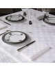 4 serviettes de table Le Jacquard Français Anneaux