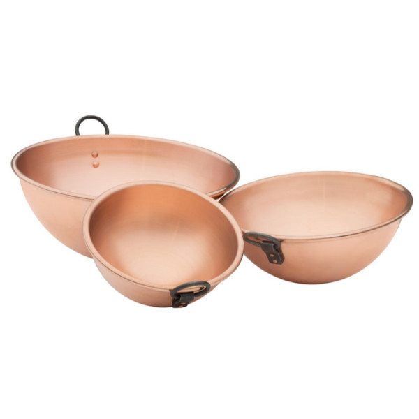 Bol pâtissier professionnel cuivre Baumalu - 3 tailles