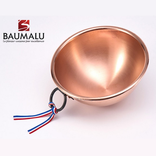 Bol pâtissier professionnel cuivre Baumalu - 3 tailles