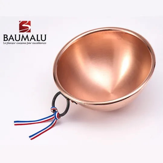 Bol pâtissier professionnel cuivre Baumalu - 3 tailles