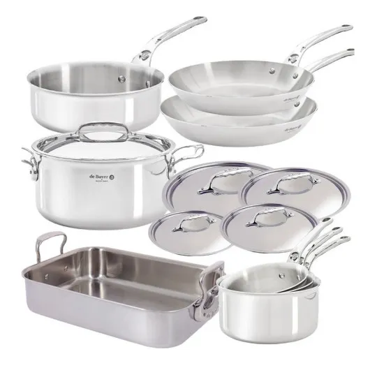 Set batterie de 12 pièces DE BUYER Affinity en inox