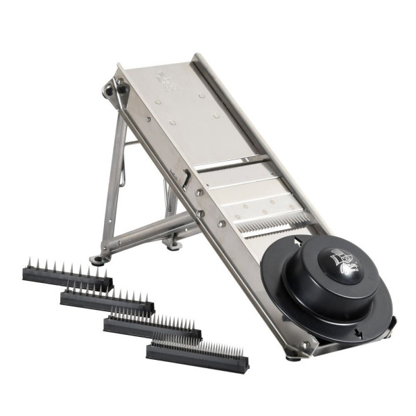 Bron Coucke Mandoline super professionnelle en inox