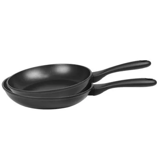 Set batterie de 2 Poêles Cristel Cookway Ultralu aluminium - 24 et 28cm