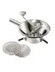 Moulin à légumes Louis Tellier professionnel en inox  - 3 grilles