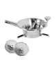 Moulin à légumes Louis Tellier professionnel en inox  - 3 grilles