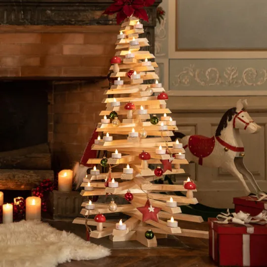 Sapin de Noël MON SAPIN WOODY en bois - 6 tailles