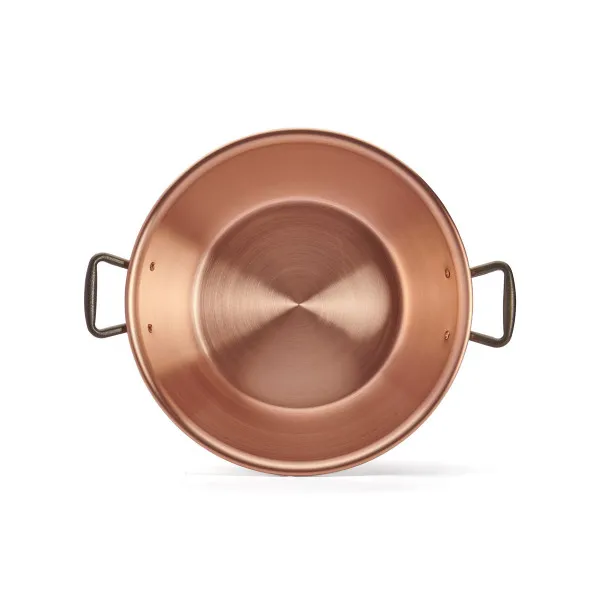 Bassine à confiture De Buyer en cuivre massif 40cm