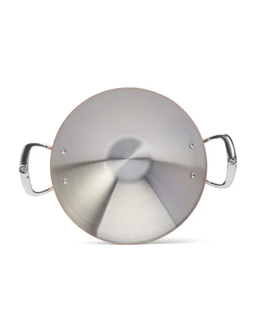 DE BUYER Wok Prima Matera en cuivre et inox 32cm