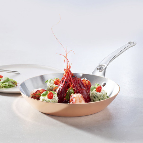 Poêle Inocuivre De Buyer inox cuivre - 3 tailles