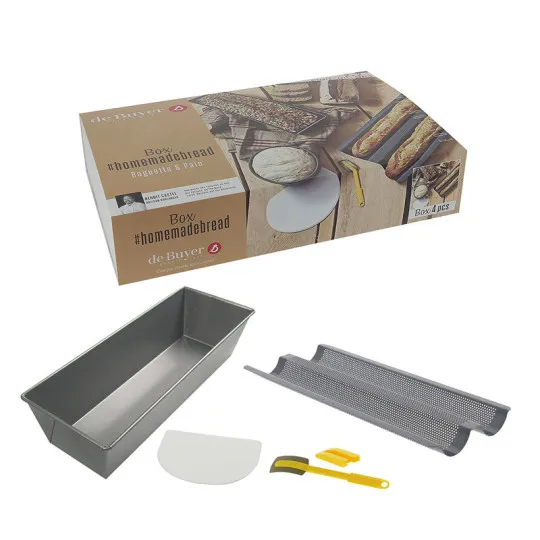 Coffret Box Homebread baguette et pain De Buyer
