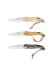 Tire-bouchon CLAUDE DOZORME couteau de poche Le Baroudeur - 3 finitions