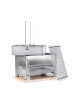 Braséro en inox Bron Coucke Louis Tellier BBQ de table
