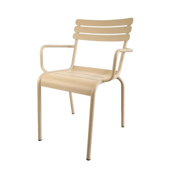 Fauteuil bistro aluminium extérieur - 12 coloris