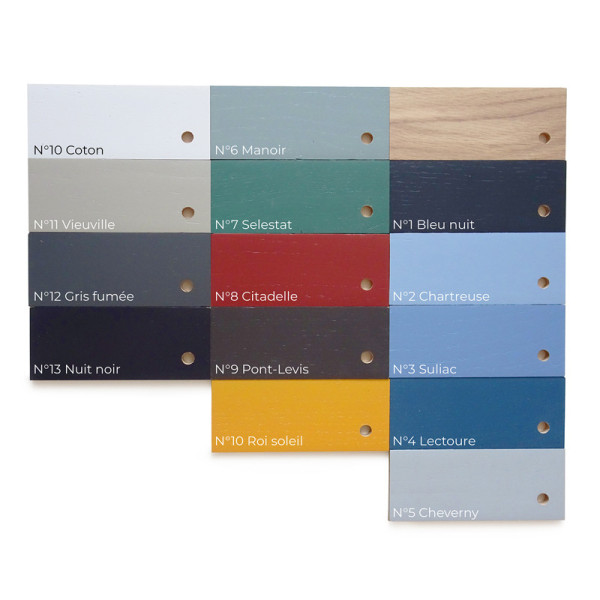 Bibliothèque Voile DRUGEOT MANUFACTURE en chêne massif - 14 coloris