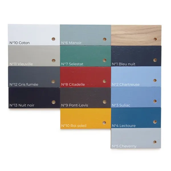 Bibliothèque Voile Drugeot Manufacture chêne massif - 14 coloris