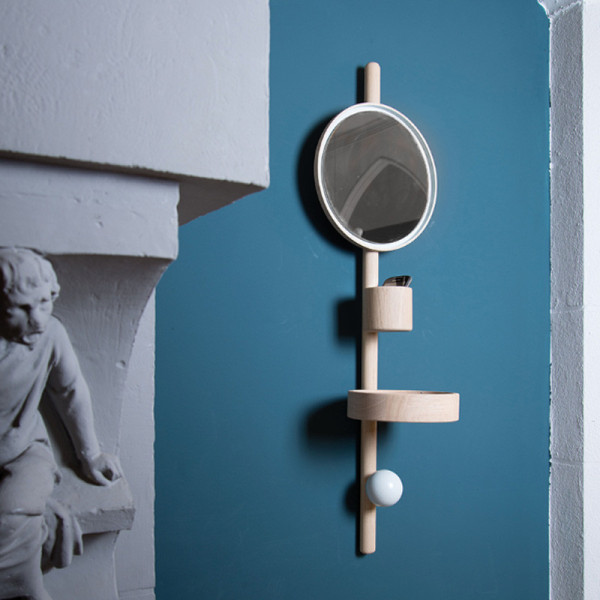 Valet étagère DRUGEOT MANUFACTURE Satellite en chêne massif - 14 coloris