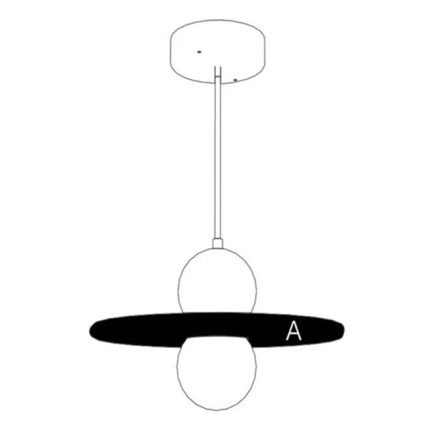 Lampe suspension Drugeot Manufacture Nébuleuse chêne massif - 14 coloris