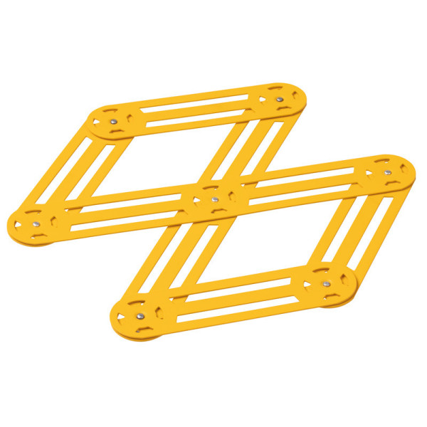 Dessous de plat 6 branches Vintage Roger Orfèvre inox - 15 coloris