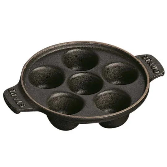 Poêlon Escargots 14cm Noir mat