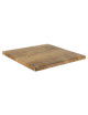 Plateau de table bistrot carré stratifié moulé - 50 coloris - 2 tailles