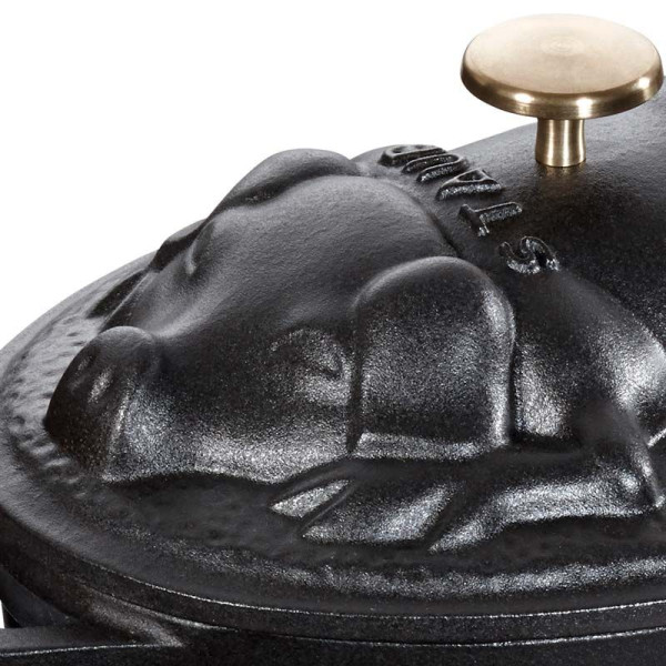Cocotte en fonte STAUB cochonnet 17cm - 2 coloris