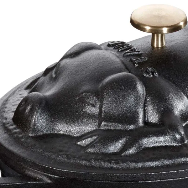 Cocotte cochonnet STAUB 17cm en fonte - 2 coloris