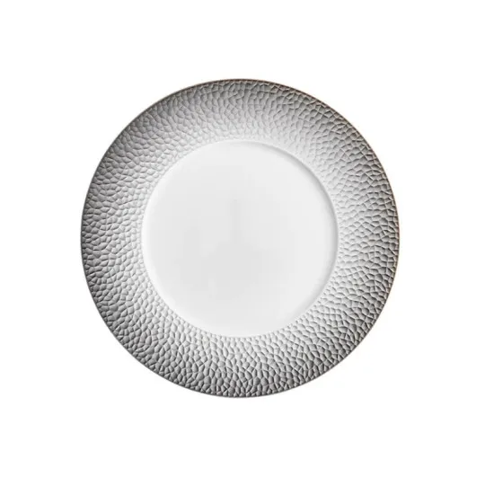 6 assiettes L Fragments Noir Degrenne - 4 tailles