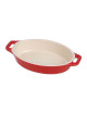 Plat à four STAUB ovale en céramique - 4 tailles et 3 coloris