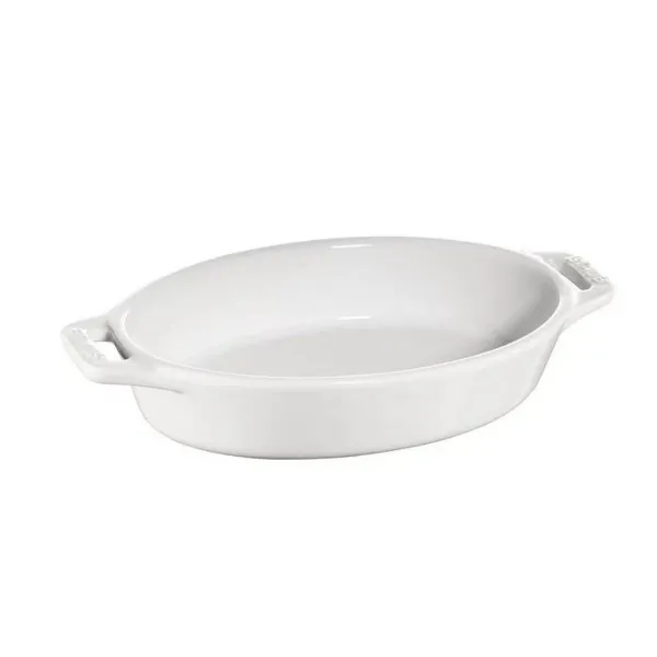 Plat à four céramique ovale STAUB - 4 tailles et 3 coloris