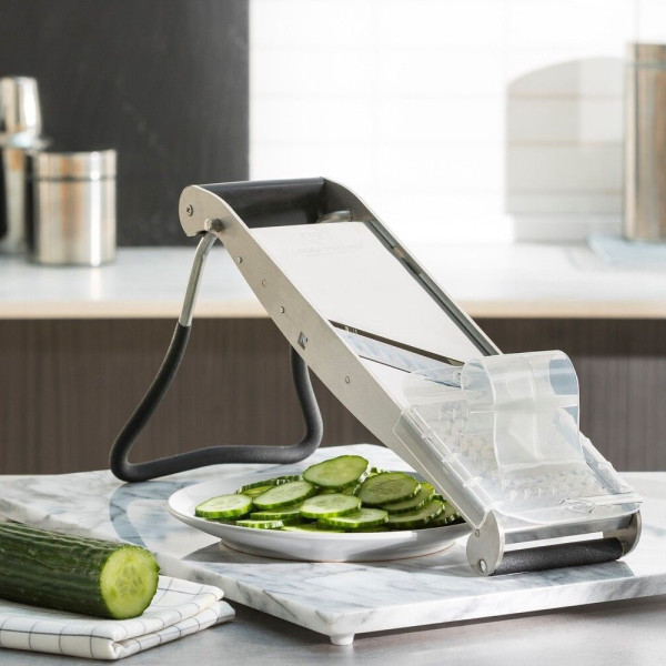 Mandoline professionnelle en inox Louis Tellier Compact-PRO