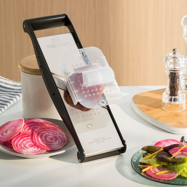 Mandoline inox Compact-PRO Basalte Louis Tellier