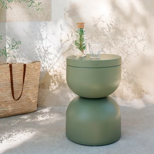 Tabouret Piapolo Fermob en tôle d'aluminium - 25 coloris