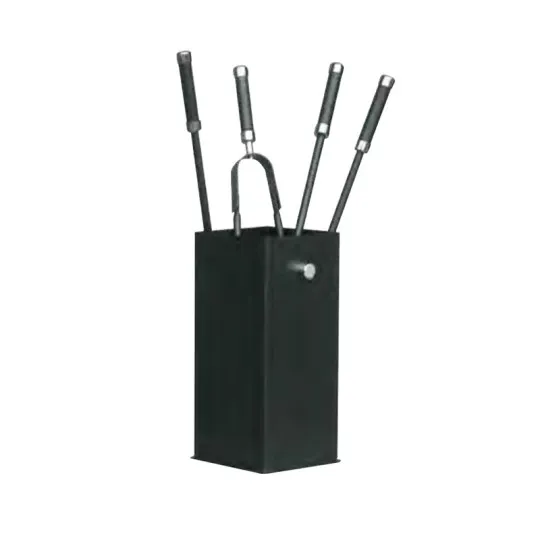 Serviteur de cheminée Reignoux h.60cm noir