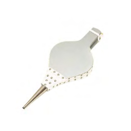 Soufflet Reignoux pour cheminée L.46cm alu inox et blanc