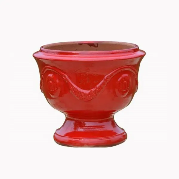 Coupe d'Anduze TERRE FIGUIERE rouge H.48cm