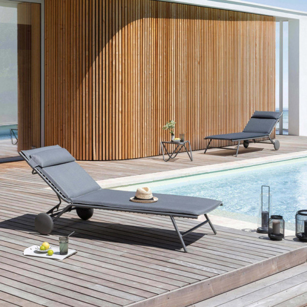Bain de soleil Lafuma Mobilier Miami II Rives Becomfort - 4 coloris