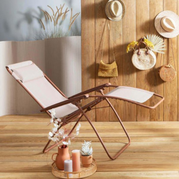 Fauteuil Lafuma Mobilier relax R CLIP Natura pistil - 12 coloris