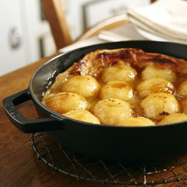 Poêle Staub en fonte 2 poignées - 2 coloris 3 tailles