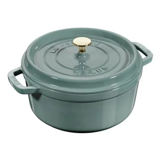 Cocotte ronde Staub en fonte Eucalyptus - 3 diamètres