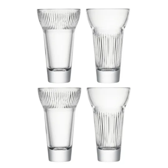 4 verres à pastis Calanques LA ROCHERE