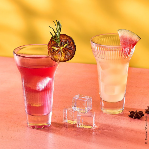 4 verres à pastis Calanques La Rochère