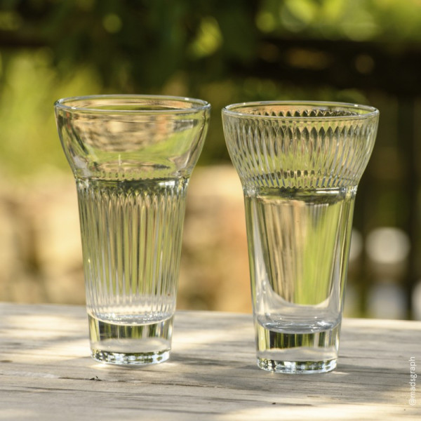 4 verres à pastis Calanques La Rochère