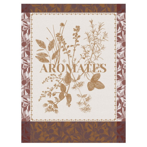 Torchon LE JACQUARD FRANCAIS Aromates en coton - 2 coloris